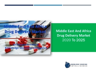 Middle East And Africa Drug Delivery Market Research Report- Forecasts From 2020 To 2025