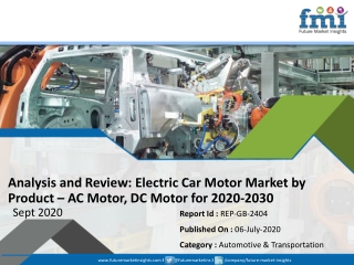 electric car motor market