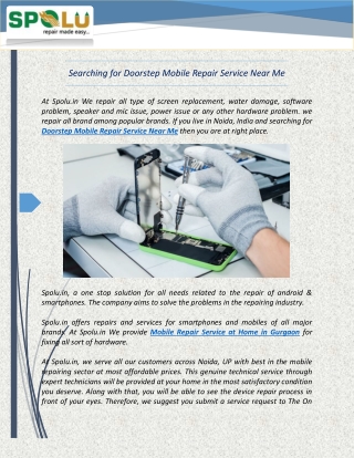 Affordable Mobile Repair Service at Home in Ghaziabad