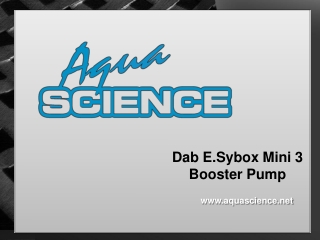 Dab E.Sybox Mini 3 Booster Pump