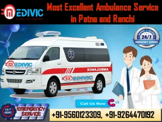 Take the Finest Medivic Ambulance Service in Patna with Advanced ICU Setup