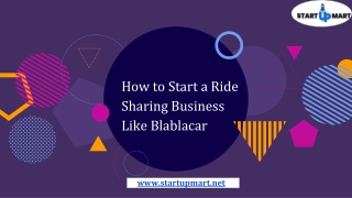 How to Start a Ride Sharing Business like Blablacar?