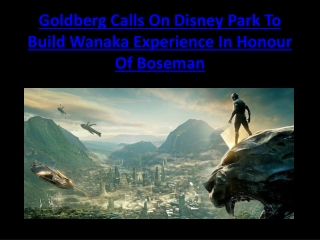 Goldberg Calls On Disney Park To Build Wanaka Experience In Honour Of Boseman