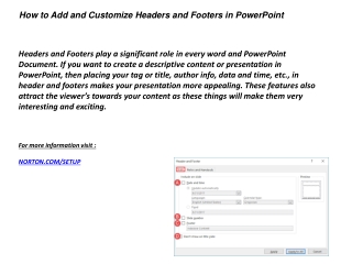 How to Add and Customize Headers and Footers in PowerPoint