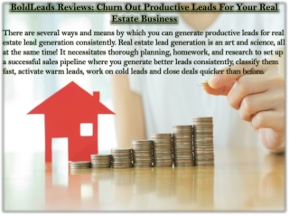 BoldLeads Reviews: Churn Out Productive Leads For Your Real Estate Business