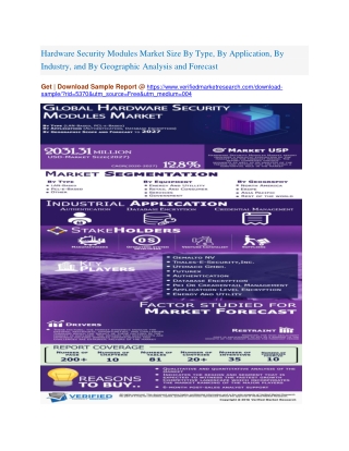 Hardware Security Modules Market Size By Type, By Application, By Industry, and By Geographic Analysis and Forecast