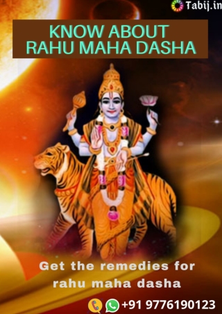 Know the effect of rahu Mahadasha in your life & get the best effective Remedies to solve it