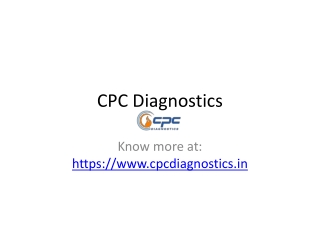 CPC Diagnostics - Bio Chemistry Instruments, Bio Chemistry Reagents, Cell Counter, 5 Part Hematology Analyzer, Electroly