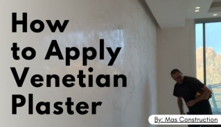 How to Apply Venetian Plaster