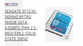 Seagate XF1230-1A0960 Nytro 960Gb SATA-6.0Gbps 7mm 2.5-Inch eMLC Solid State Drive