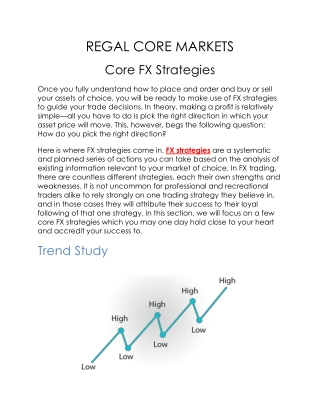 Regal Core Markets - Core FX Strategies