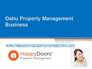 Oahu Property Management Business - www.happydoorspropertymanagement.com