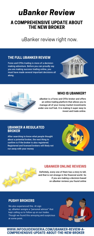 UBanker Review : A Comprehensive Update about the new broker