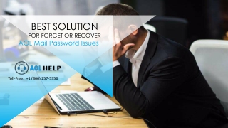 Best Solution for Recover or Forgot AOL Mail Password Issues