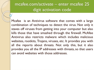 mcafee.com/activate