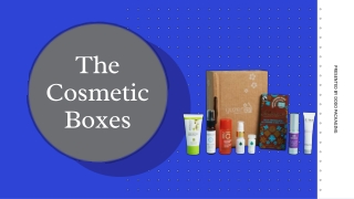 Custom printed Cosmetic Boxes| The Cosmetic Boxes