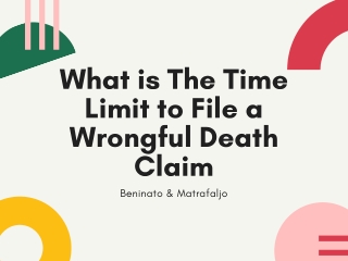 What is the Time Limit for Filing a Wrongful Death Lawsuit