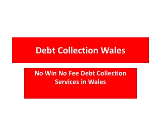 Debt collection Wales