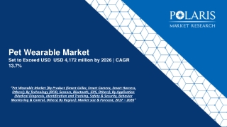 Pet Wearable Market [By Product (Smart Collar, Smart Camera, Smart Harness, Others); By Technology (RFID, Sensors, Bluet