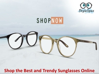 Shop the Best and Trendy Sunglasses Online