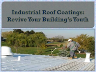 Industrial Roof Coatings: Revive Your Building’s Youth