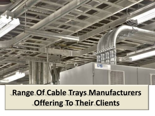 FRP cable trays: How to choose standard FRP cable?