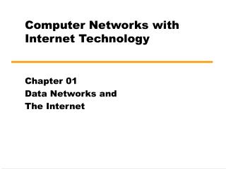 Computer Networks with Internet Technology