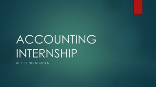 Accounting Internship Program