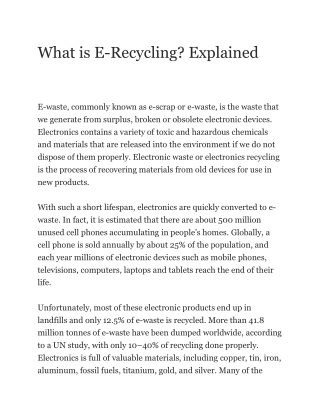 Hopyard Recycling | Printer Disposal | Electronics recycling | Document shredding