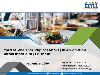 Baby Food Market Report, History and Forecast 2020, Data Breakdown by Manufacturers, Key Regions