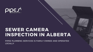 Best Sewer Camera Inspection in Alberta at Low Price
