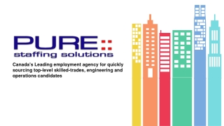 Skilled trades Jobs | Pure Staffing Solutions