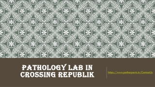Pathology lab in Crossing Republik
