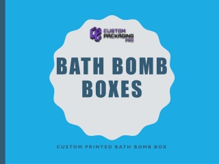 Bath Bomb Boxes