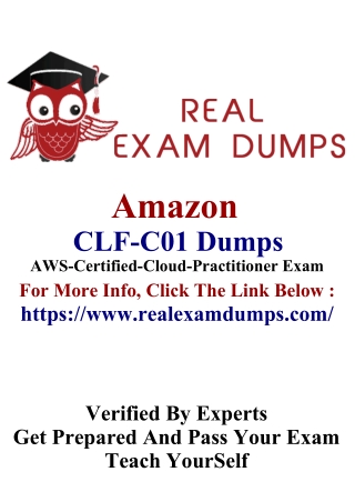 Amazon CLF-C01 Dumps Question Answers - RealExamDumps