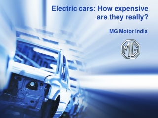 Latest Electric cars: How expensive are they really?