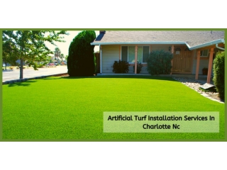 Artificial Turf Installation Services In Charlotte NC