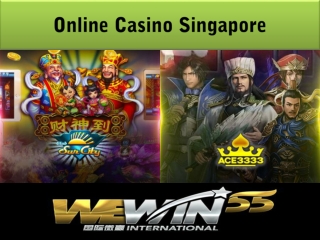 playing online Casino Singapore games