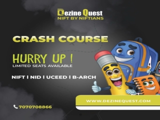 Dezine Quest Best NIFT Coaching Institute in Patna and Lucknow