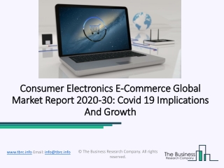 Consumer Electronics E-Commerce Market Size, Growth, Opportunity and Forecast to 2030