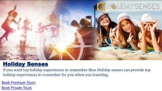 HolidaySenses-Which are the Book Rome Activities Packages?