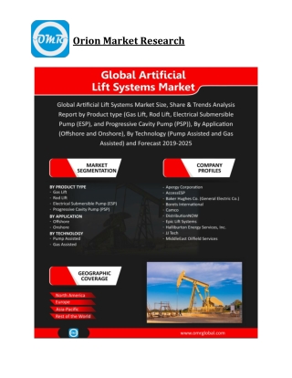Global Artificial Lift Systems Market Size, Competitive Analysis, Share, Forecast- 2019-2025