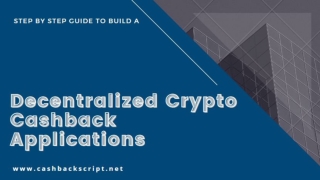 How to Build Decentralized Crypto Cashback Applications?