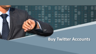 Buy Twitter Accounts