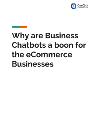 How can you use Chatbots in Online Shopping