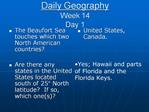 Daily Geography Week 14 Day 1