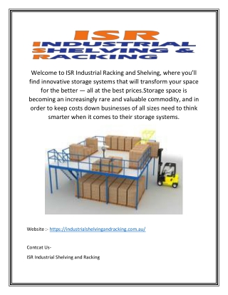 Warehouse Racking Systems Sydney | Industrialshelvingandracking.com.au