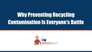 Why Preventing Recycling Contamination Is Everyone’s Battle