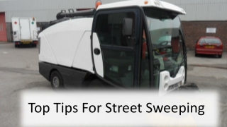 Top Tips For Street Sweeping