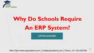Why Do Schools Require An ERP System?